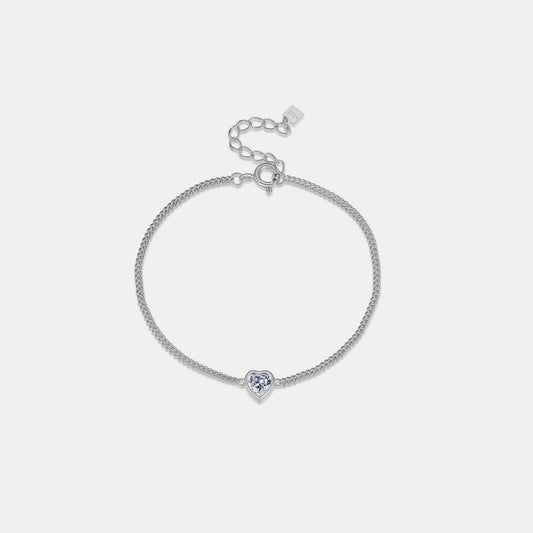 Heart Bracelet - INLAID ZIRCON