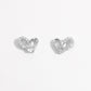 Heart Earrings - INLAID ZIRCON