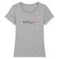 T-shirt ajusté classique - REDFOX Active noir/rouge STELLA - 100 % coton biologique