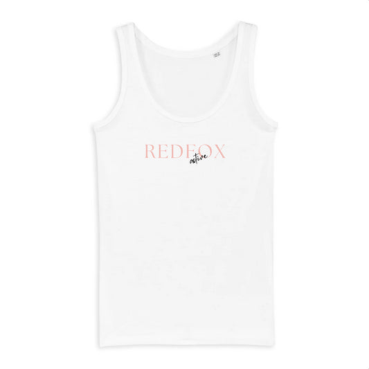 Classic Fitted Tank - REDFOX Active Pink STELLA - 100% Organic Cotton